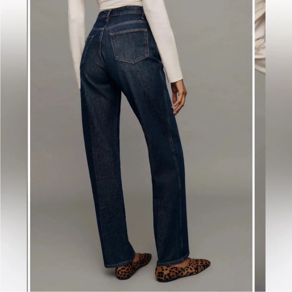 Reformation Indigo Wide Leg Jeans - Picture 4 of 13